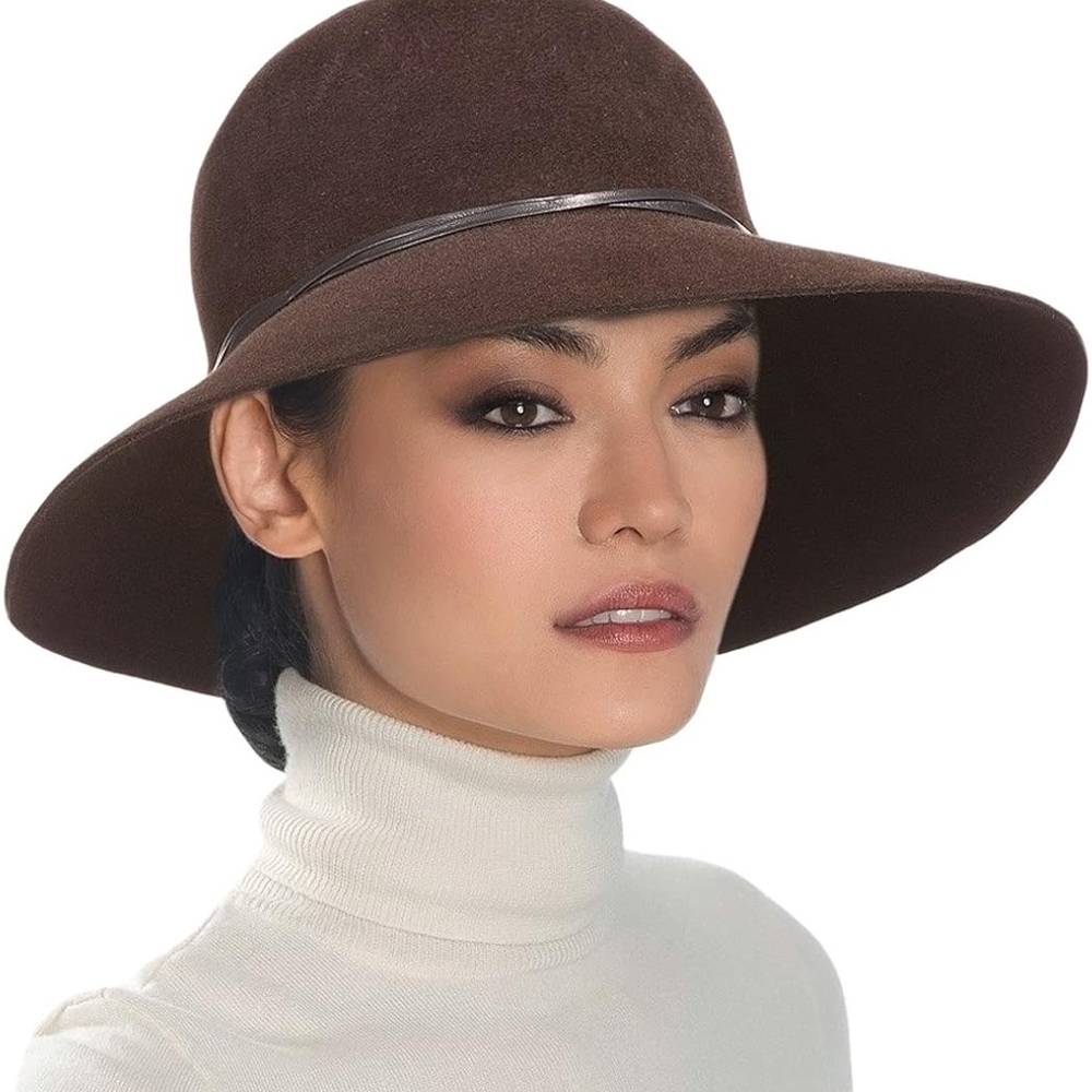 Eric Javits New York Squishee Hat Rabbit Felt 3.5” Brim